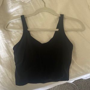 Black lululemon align tank size 4